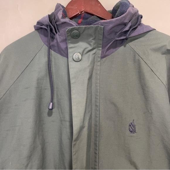 Vintage 90’s Náutica Reversible Windbreaker Jacket - Picture 2 of 14